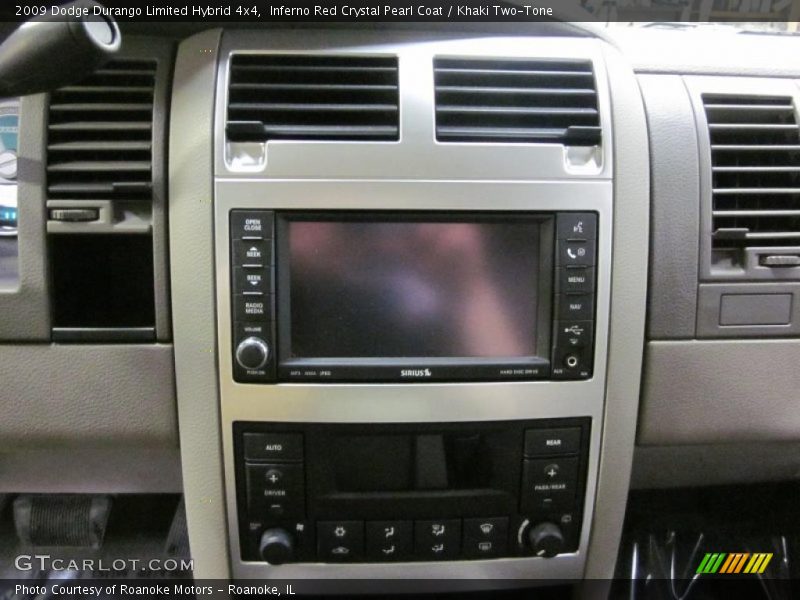 Inferno Red Crystal Pearl Coat / Khaki Two-Tone 2009 Dodge Durango Limited Hybrid 4x4
