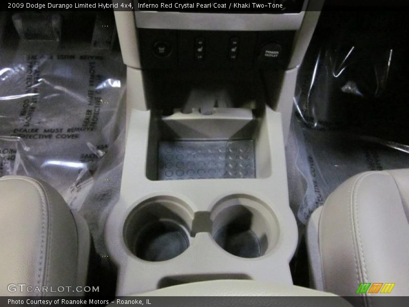 Inferno Red Crystal Pearl Coat / Khaki Two-Tone 2009 Dodge Durango Limited Hybrid 4x4