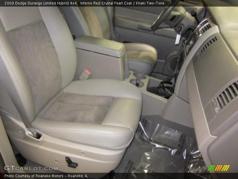 Inferno Red Crystal Pearl Coat / Khaki Two-Tone 2009 Dodge Durango Limited Hybrid 4x4