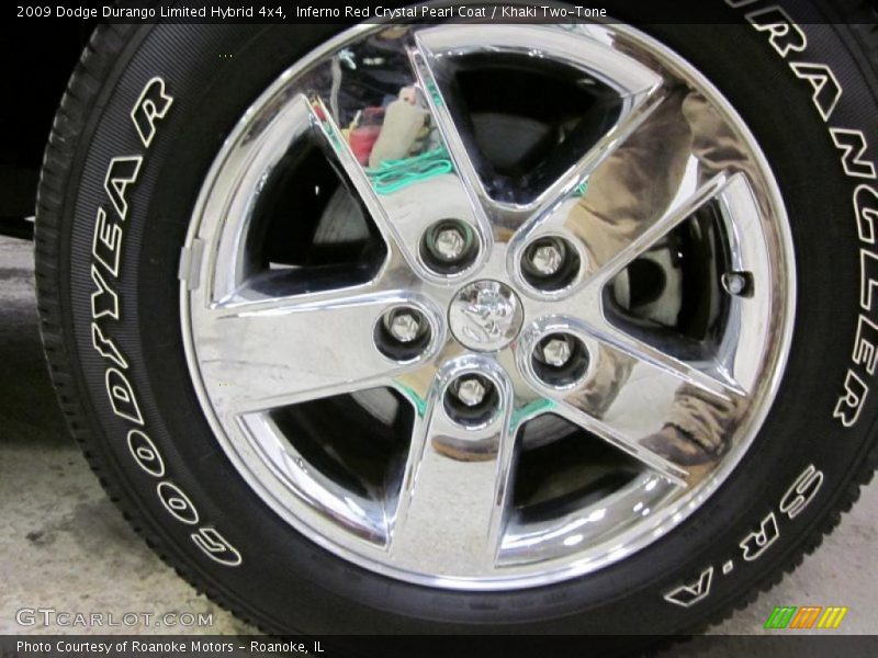 Inferno Red Crystal Pearl Coat / Khaki Two-Tone 2009 Dodge Durango Limited Hybrid 4x4