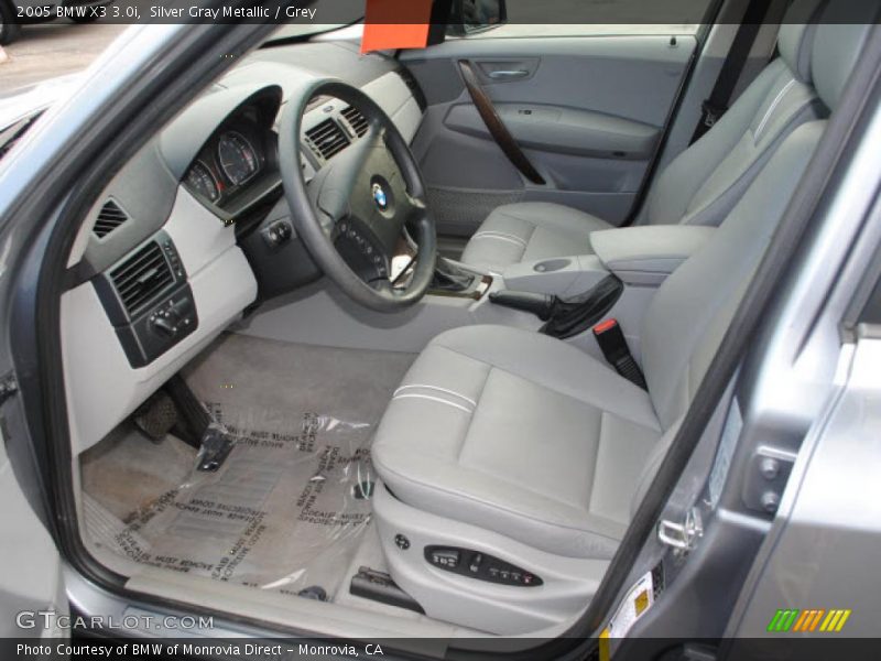Silver Gray Metallic / Grey 2005 BMW X3 3.0i