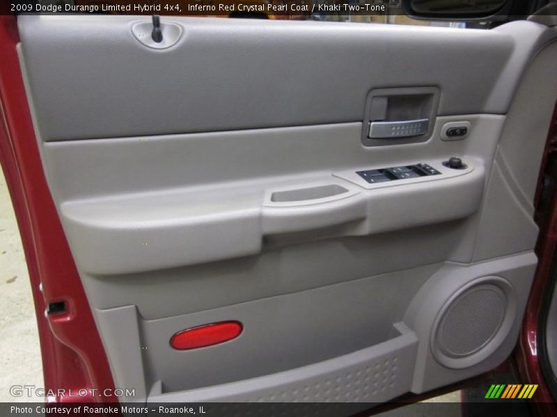 Inferno Red Crystal Pearl Coat / Khaki Two-Tone 2009 Dodge Durango Limited Hybrid 4x4