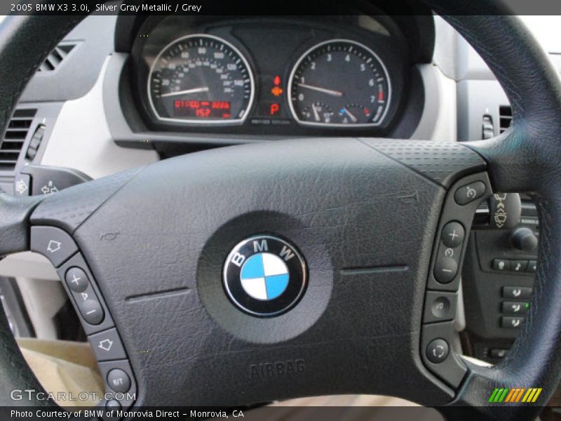 Silver Gray Metallic / Grey 2005 BMW X3 3.0i