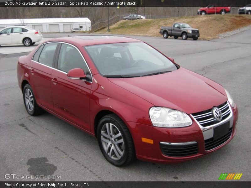 Spice Red Metallic / Anthracite Black 2006 Volkswagen Jetta 2.5 Sedan
