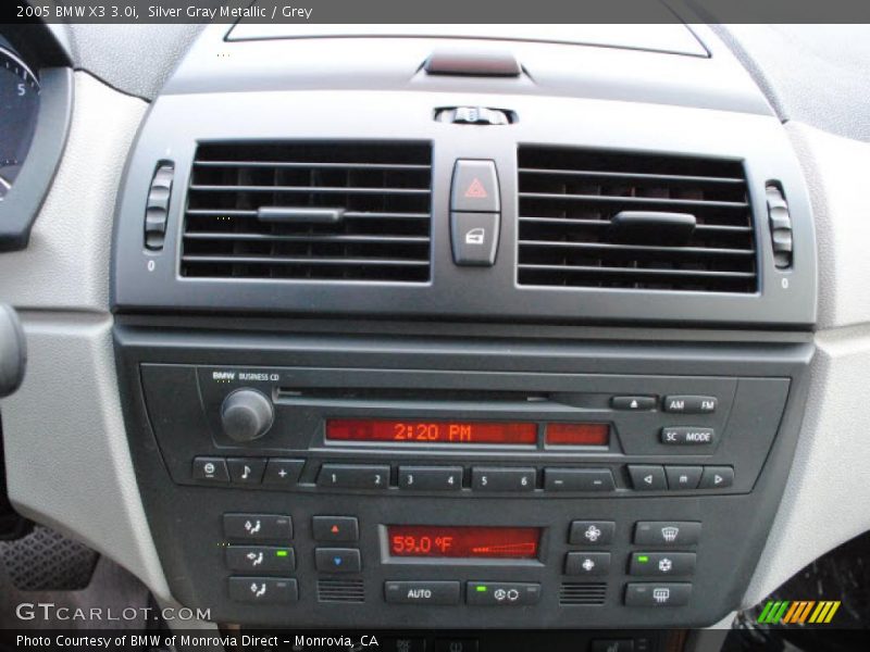 Silver Gray Metallic / Grey 2005 BMW X3 3.0i