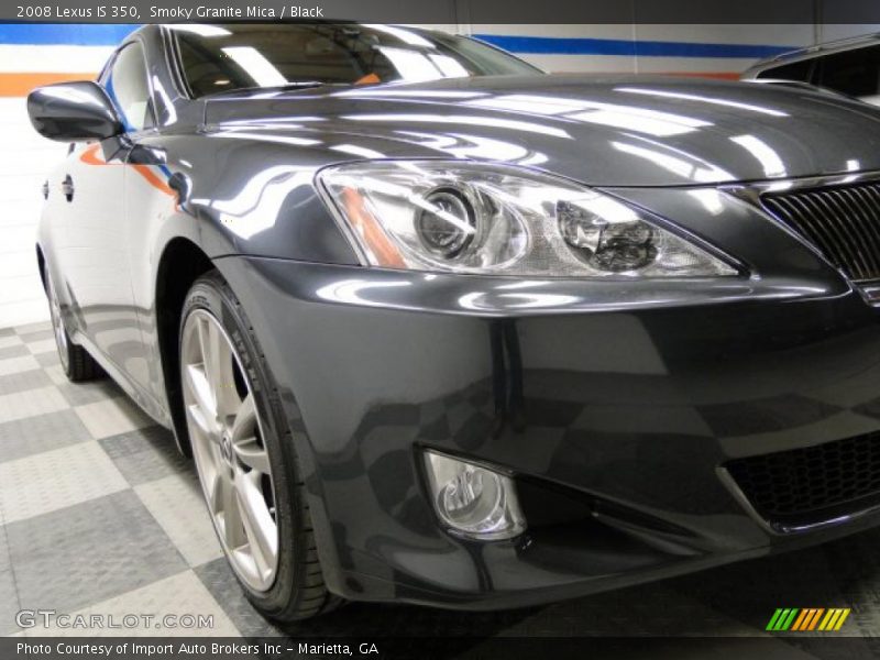 Smoky Granite Mica / Black 2008 Lexus IS 350