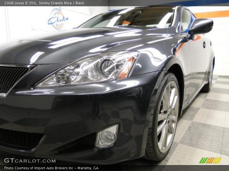 Smoky Granite Mica / Black 2008 Lexus IS 350