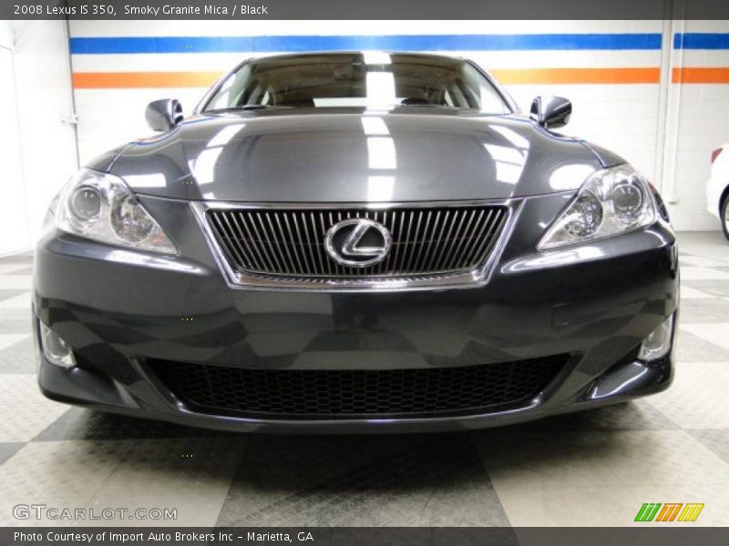 Smoky Granite Mica / Black 2008 Lexus IS 350
