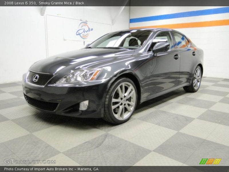 Smoky Granite Mica / Black 2008 Lexus IS 350