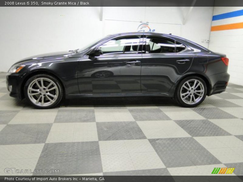 Smoky Granite Mica / Black 2008 Lexus IS 350
