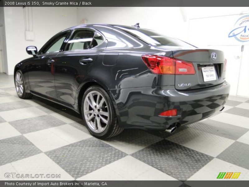 Smoky Granite Mica / Black 2008 Lexus IS 350