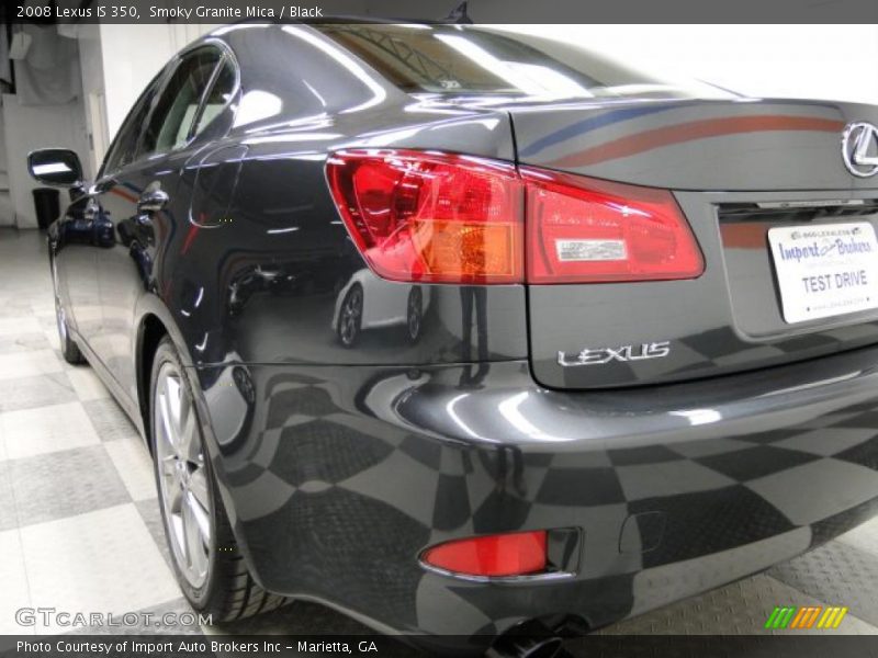 Smoky Granite Mica / Black 2008 Lexus IS 350