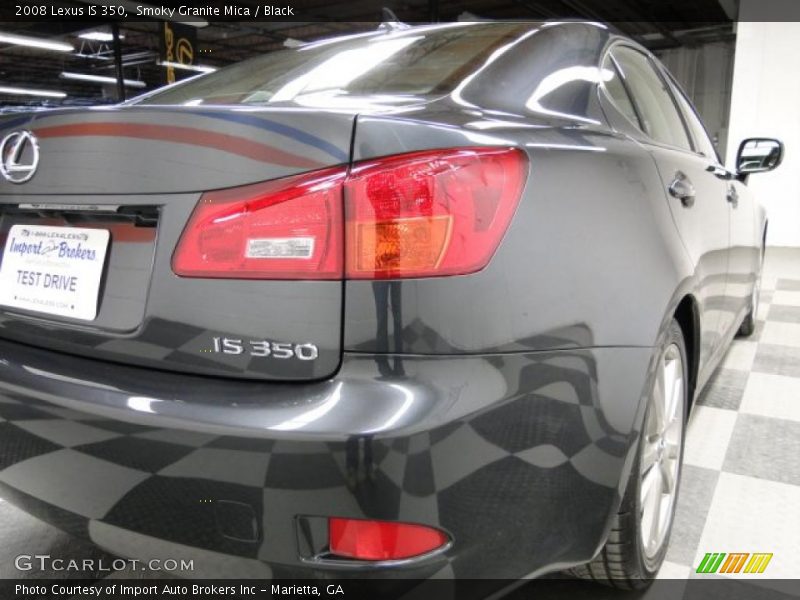 Smoky Granite Mica / Black 2008 Lexus IS 350