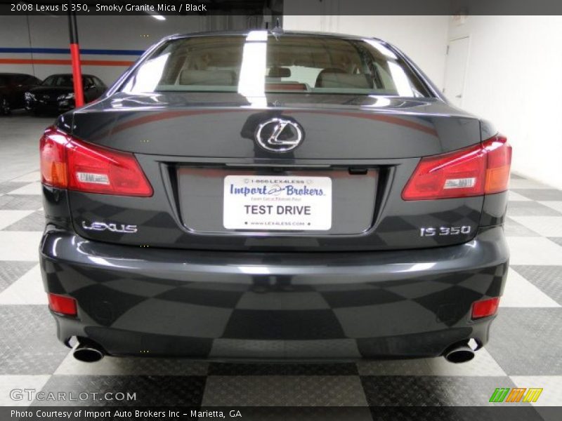 Smoky Granite Mica / Black 2008 Lexus IS 350