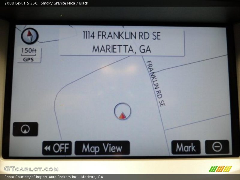 Navigation of 2008 IS 350