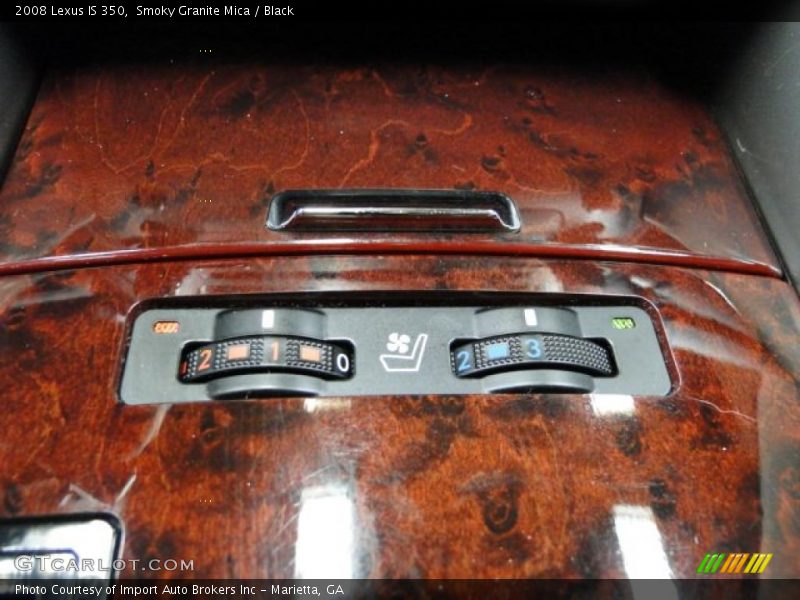 Smoky Granite Mica / Black 2008 Lexus IS 350