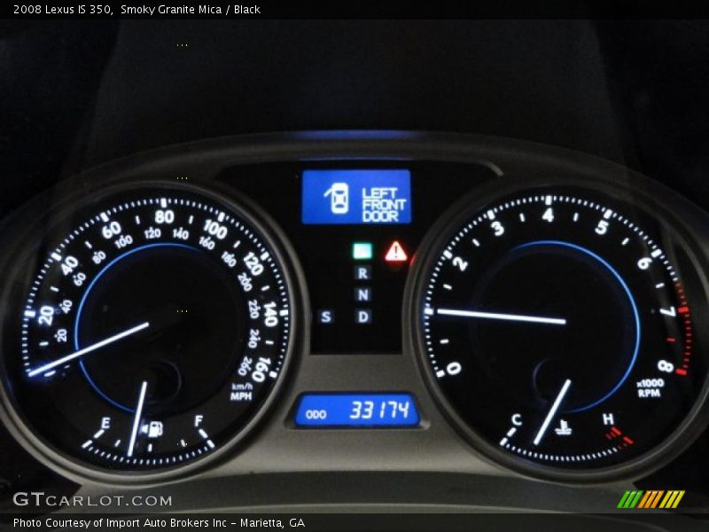  2008 IS 350 350 Gauges