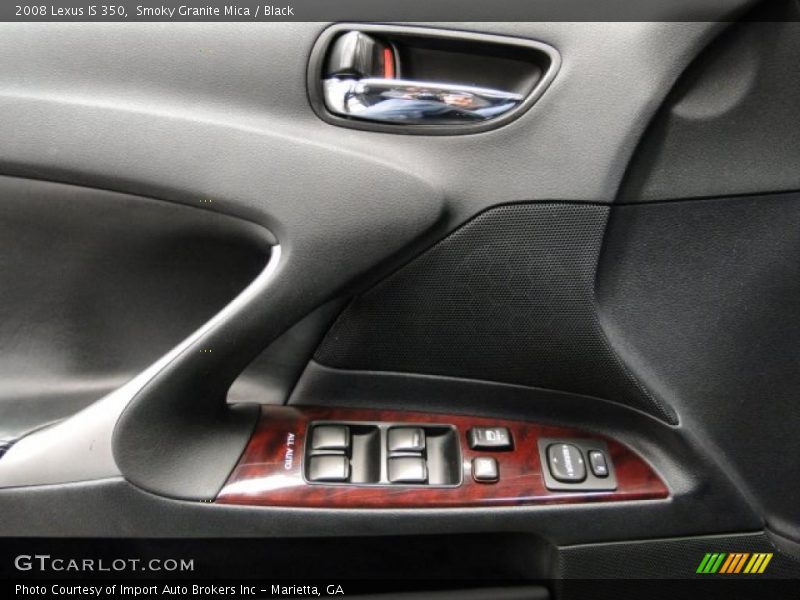 Smoky Granite Mica / Black 2008 Lexus IS 350