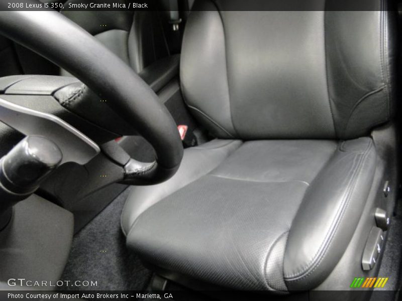 Smoky Granite Mica / Black 2008 Lexus IS 350