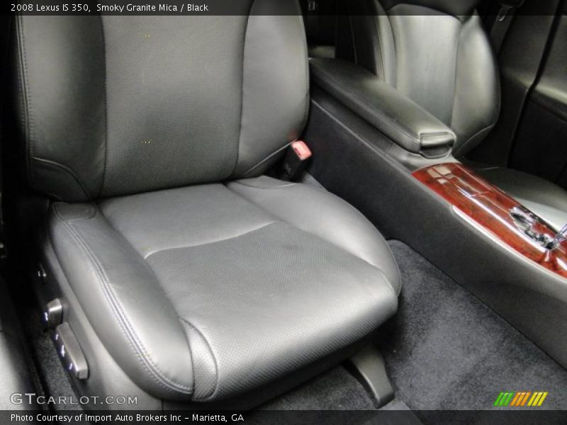 Smoky Granite Mica / Black 2008 Lexus IS 350