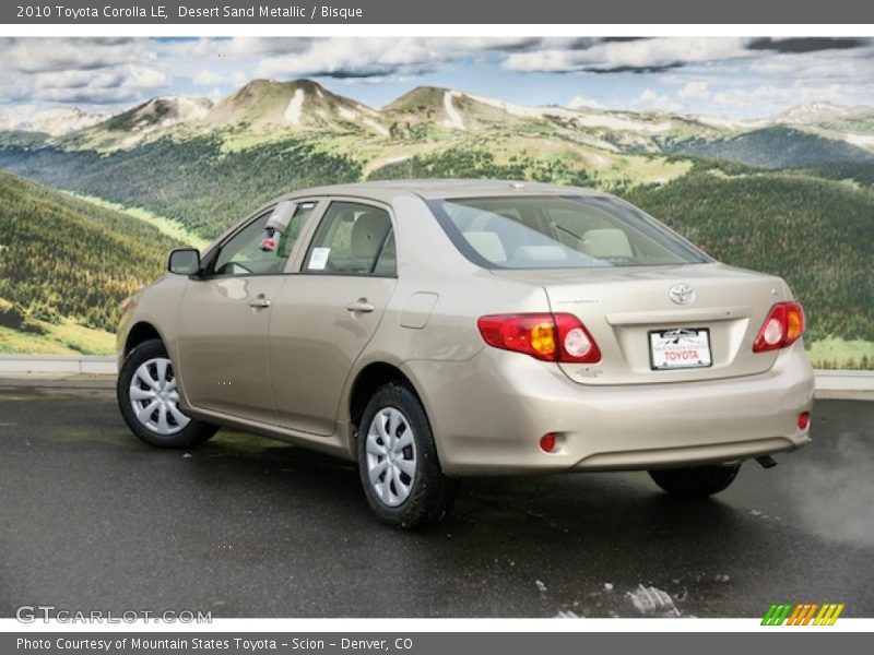 Desert Sand Metallic / Bisque 2010 Toyota Corolla LE