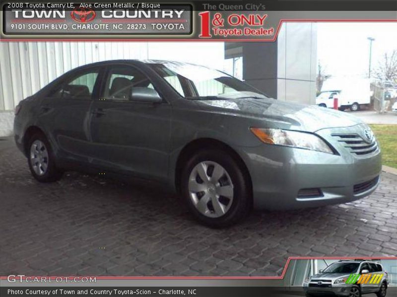 Aloe Green Metallic / Bisque 2008 Toyota Camry LE