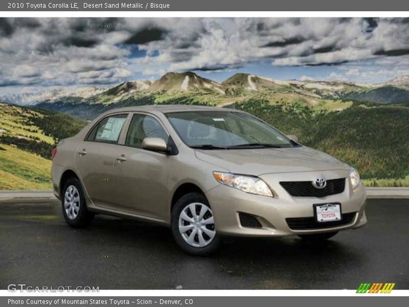 Desert Sand Metallic / Bisque 2010 Toyota Corolla LE