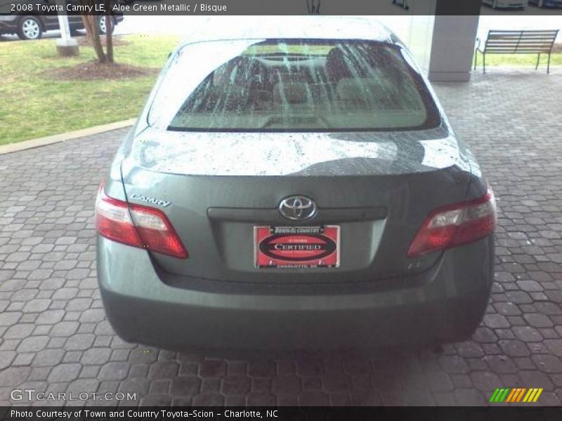 Aloe Green Metallic / Bisque 2008 Toyota Camry LE