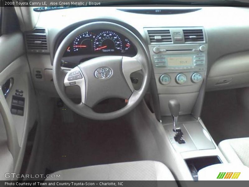 Aloe Green Metallic / Bisque 2008 Toyota Camry LE