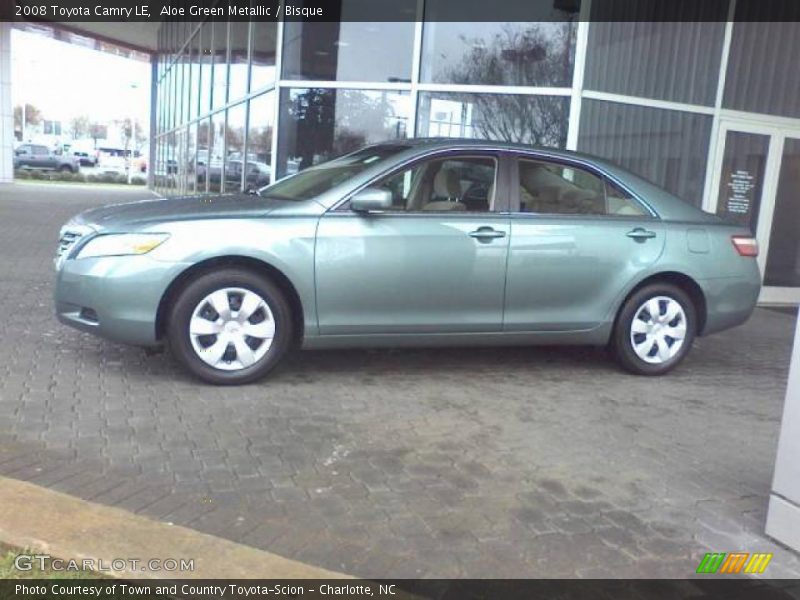 Aloe Green Metallic / Bisque 2008 Toyota Camry LE