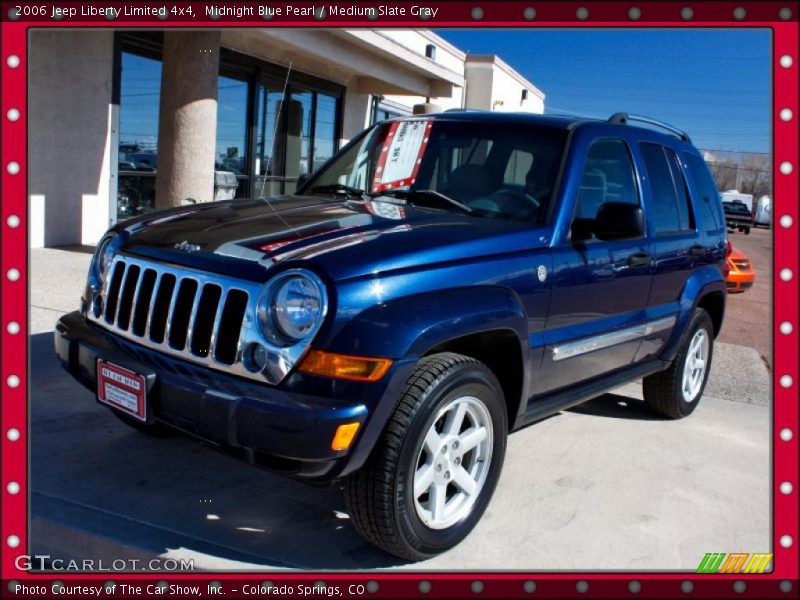 Midnight Blue Pearl / Medium Slate Gray 2006 Jeep Liberty Limited 4x4
