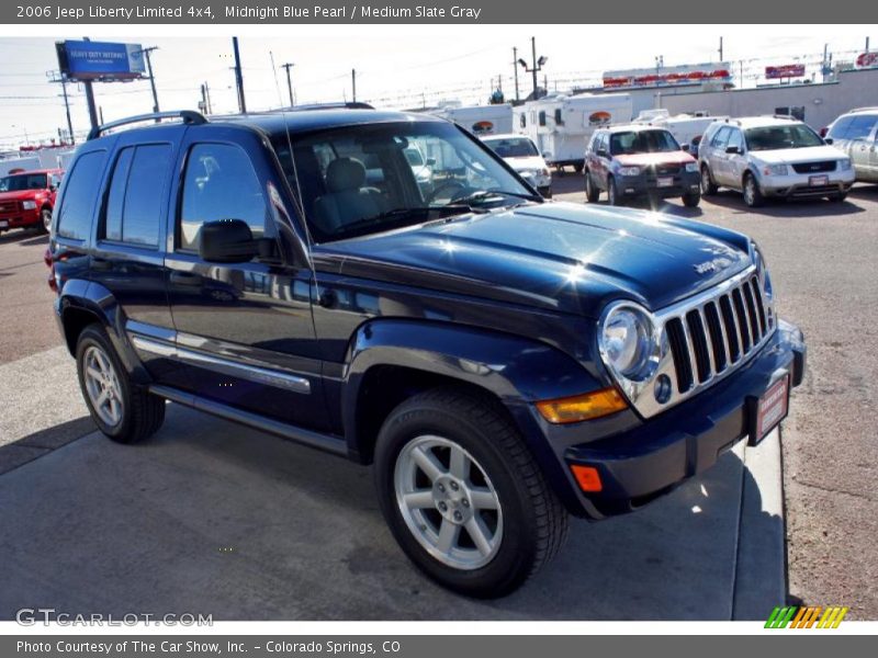 Midnight Blue Pearl / Medium Slate Gray 2006 Jeep Liberty Limited 4x4
