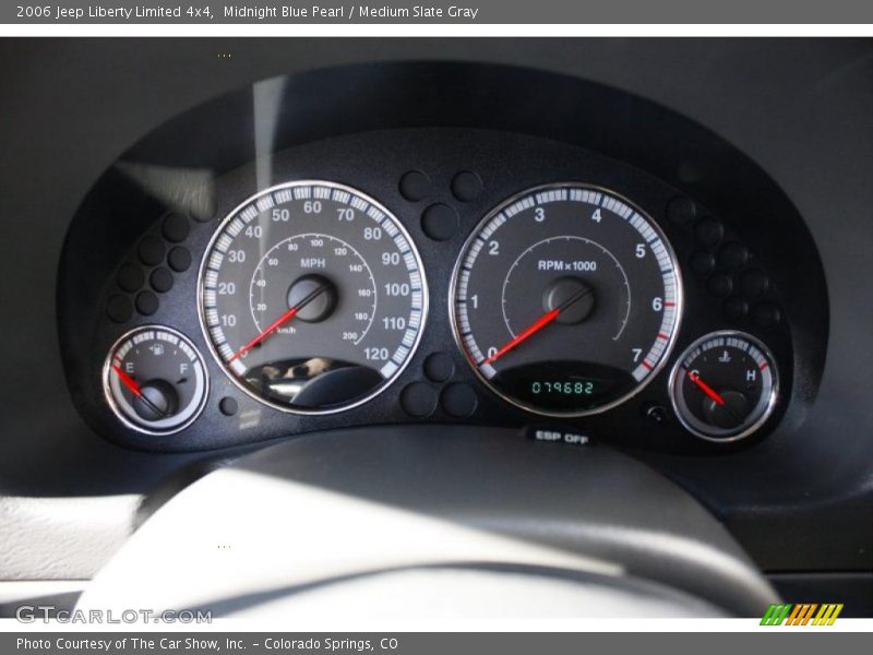 Midnight Blue Pearl / Medium Slate Gray 2006 Jeep Liberty Limited 4x4