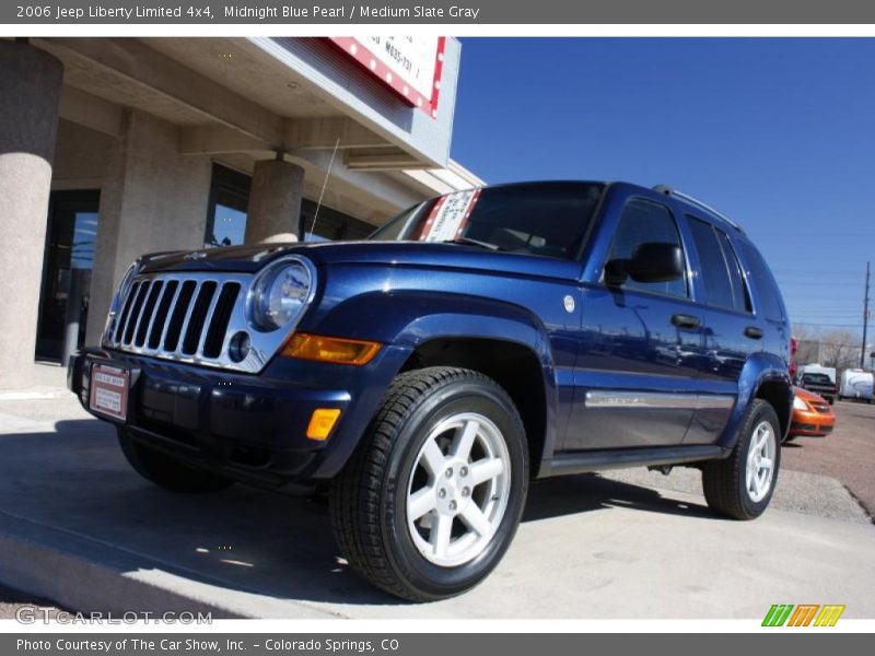 Midnight Blue Pearl / Medium Slate Gray 2006 Jeep Liberty Limited 4x4