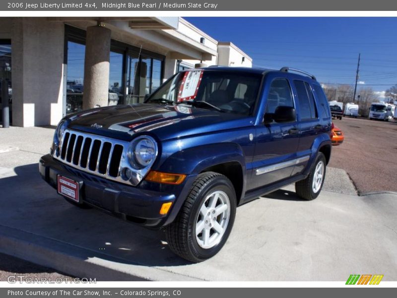 Midnight Blue Pearl / Medium Slate Gray 2006 Jeep Liberty Limited 4x4