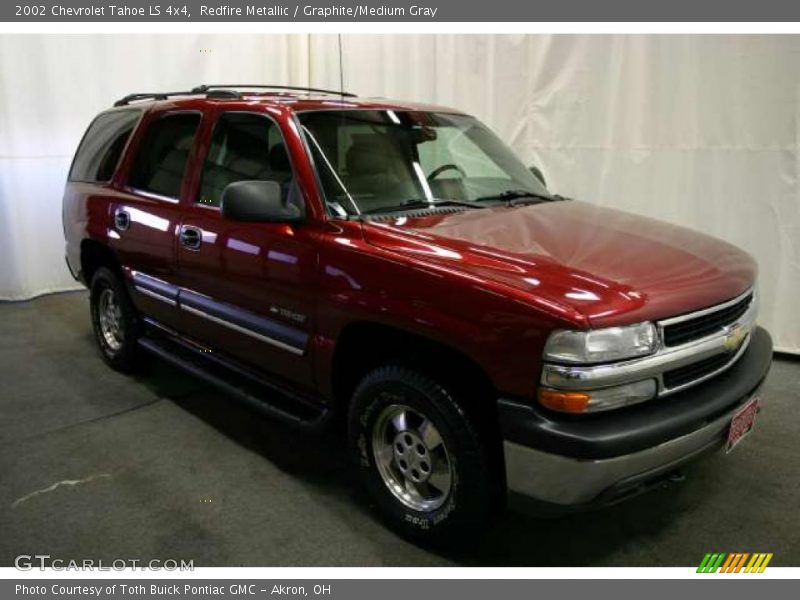 Redfire Metallic / Graphite/Medium Gray 2002 Chevrolet Tahoe LS 4x4