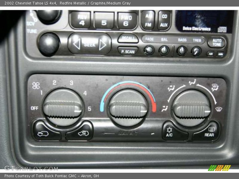 Redfire Metallic / Graphite/Medium Gray 2002 Chevrolet Tahoe LS 4x4