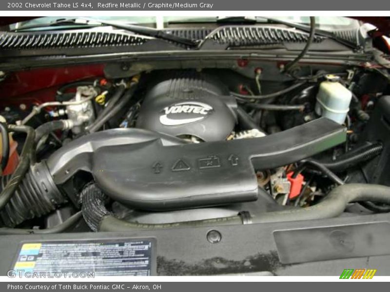 Redfire Metallic / Graphite/Medium Gray 2002 Chevrolet Tahoe LS 4x4