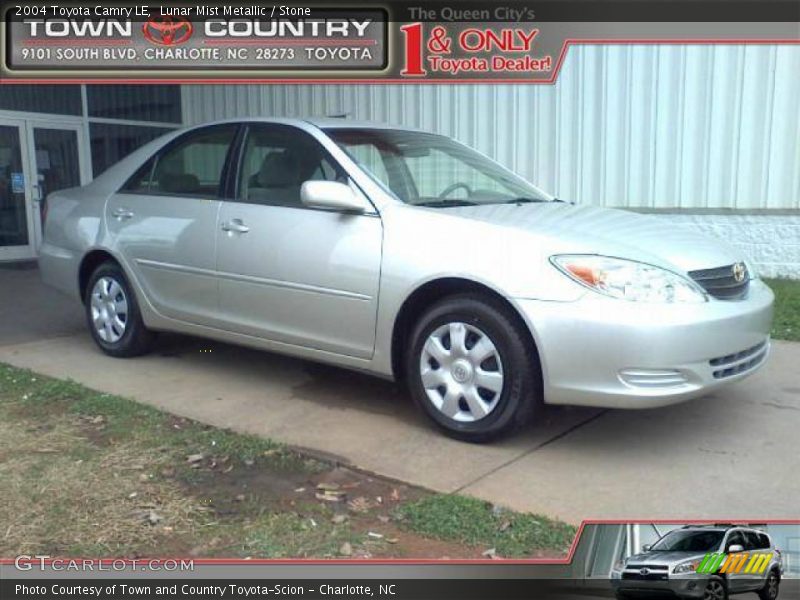 Lunar Mist Metallic / Stone 2004 Toyota Camry LE