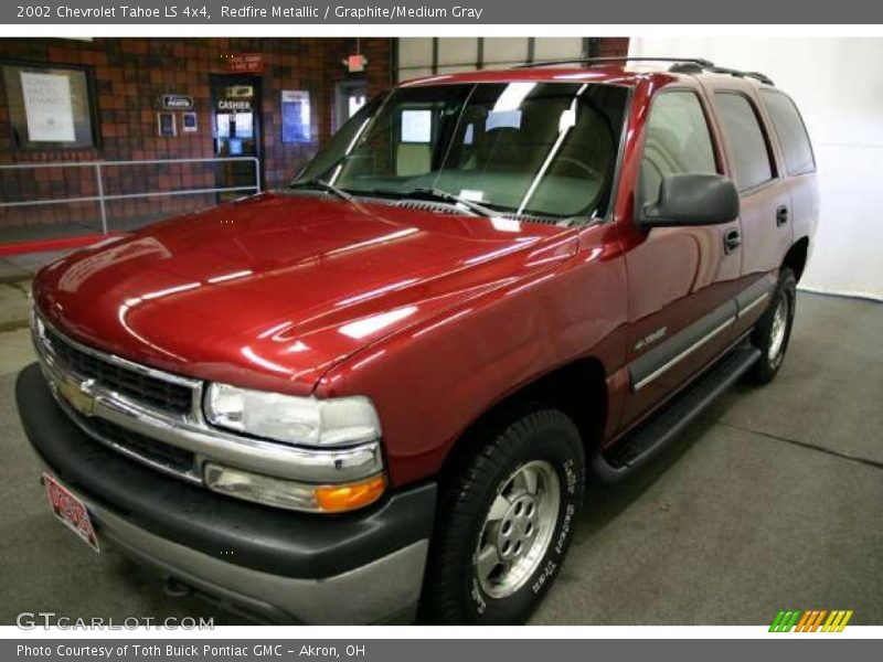 Redfire Metallic / Graphite/Medium Gray 2002 Chevrolet Tahoe LS 4x4