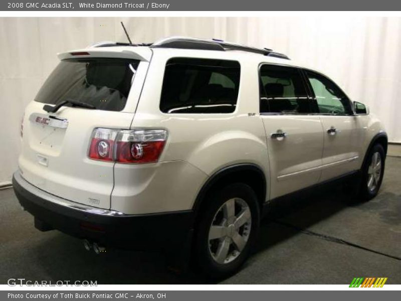 White Diamond Tricoat / Ebony 2008 GMC Acadia SLT