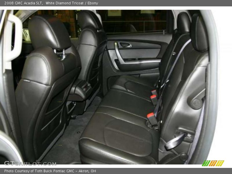 White Diamond Tricoat / Ebony 2008 GMC Acadia SLT