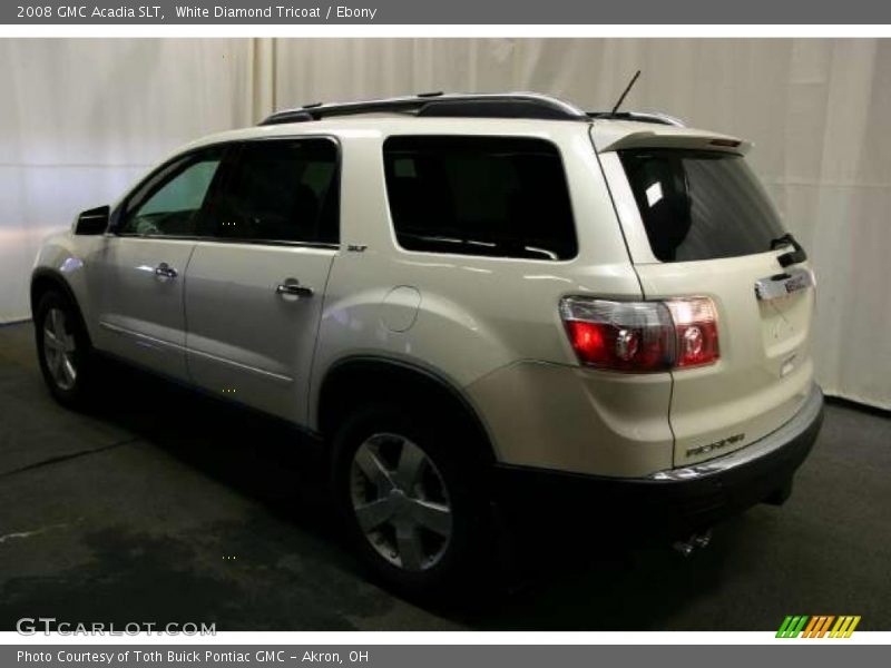 White Diamond Tricoat / Ebony 2008 GMC Acadia SLT