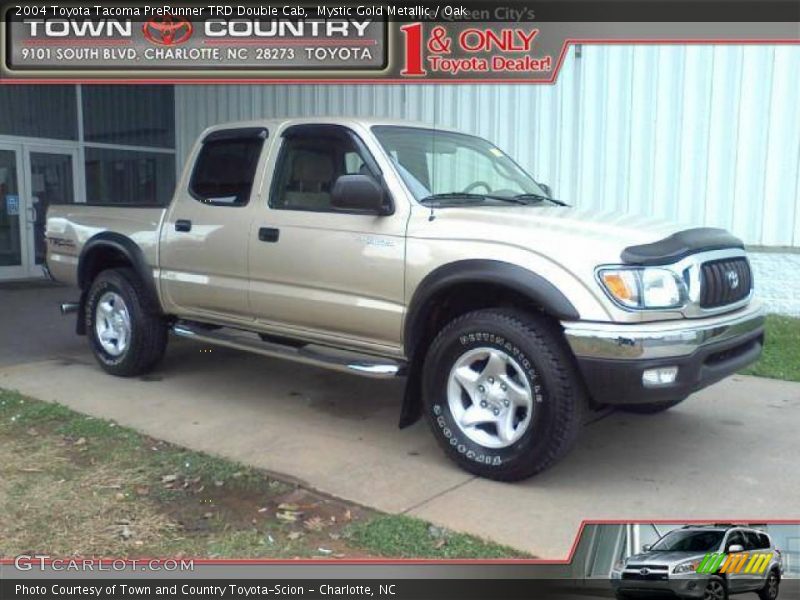 Mystic Gold Metallic / Oak 2004 Toyota Tacoma PreRunner TRD Double Cab