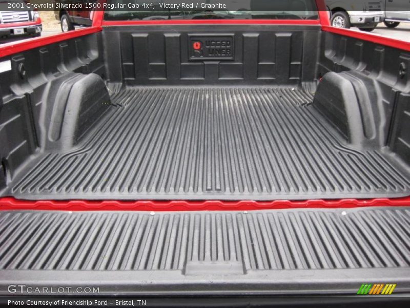 Victory Red / Graphite 2001 Chevrolet Silverado 1500 Regular Cab 4x4