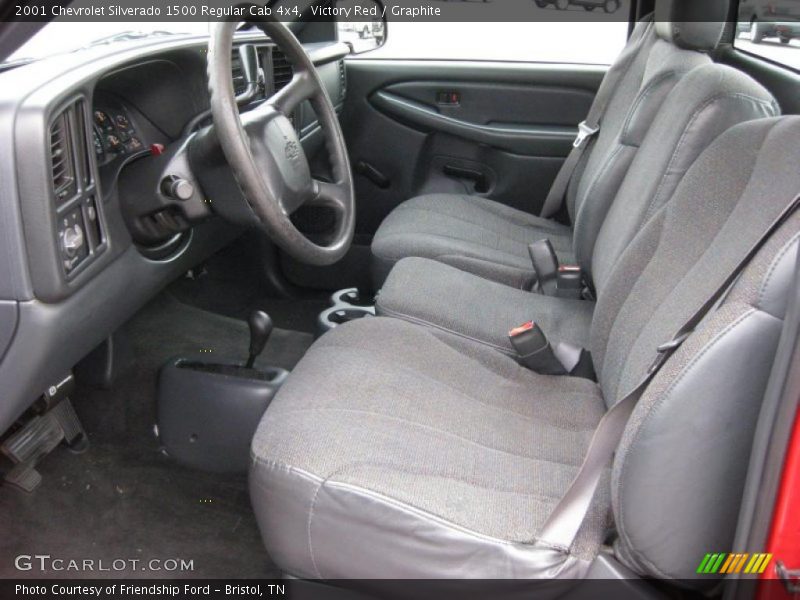  2001 Silverado 1500 Regular Cab 4x4 Graphite Interior