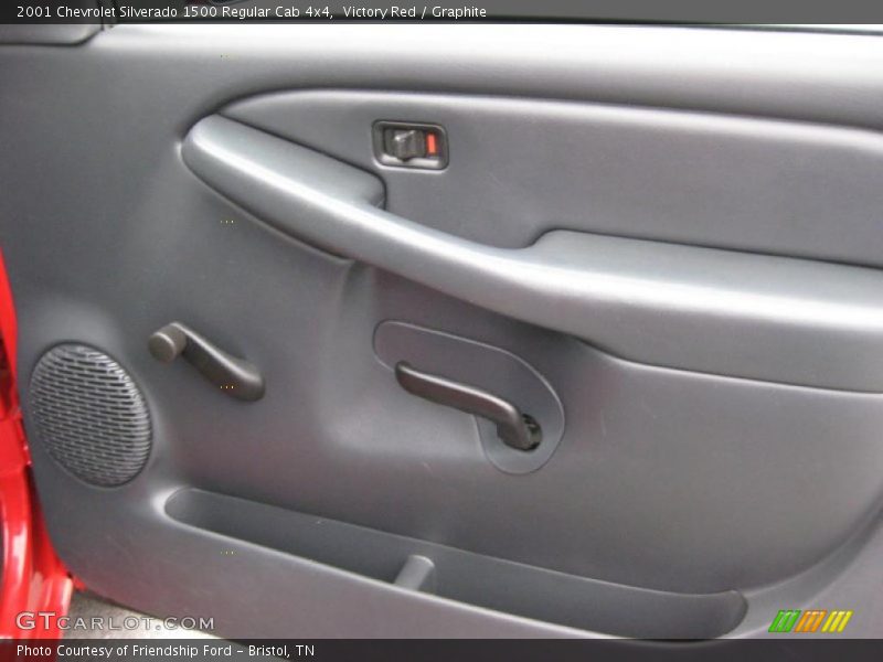 Victory Red / Graphite 2001 Chevrolet Silverado 1500 Regular Cab 4x4
