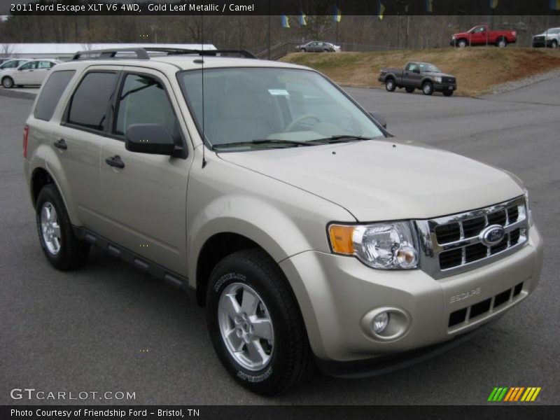 Gold Leaf Metallic / Camel 2011 Ford Escape XLT V6 4WD