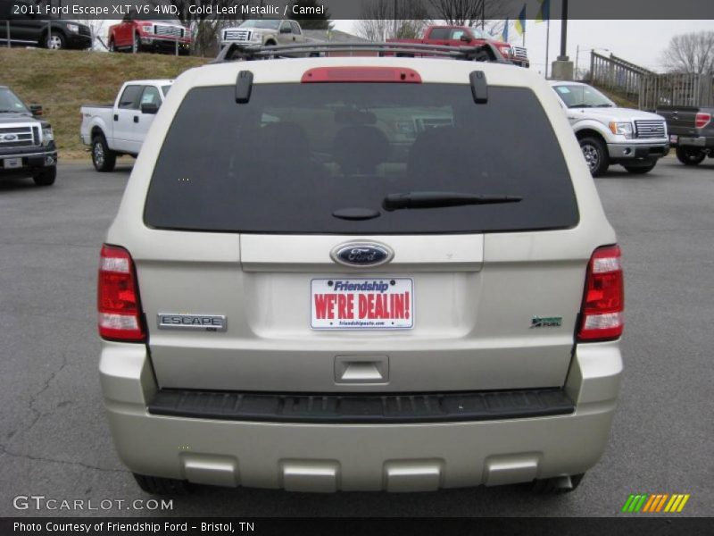 Gold Leaf Metallic / Camel 2011 Ford Escape XLT V6 4WD