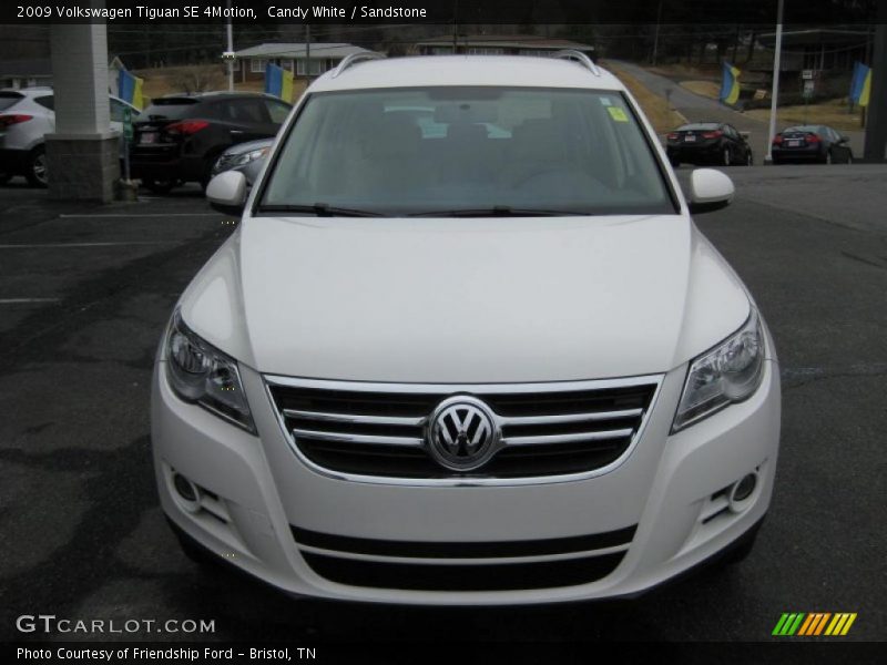 Candy White / Sandstone 2009 Volkswagen Tiguan SE 4Motion